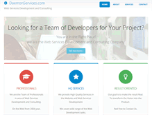 Tablet Screenshot of daemonservices.com